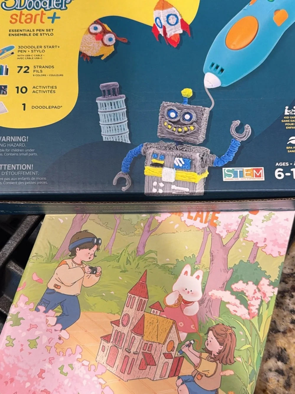 Kids 3D Pen Set in Blue - Creative STEM Toy